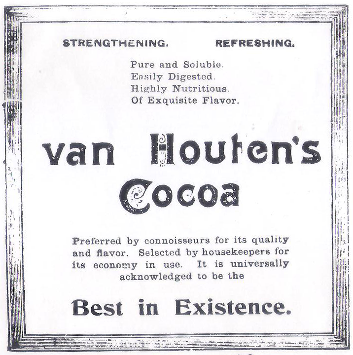 Van Houten's Cocoa Advertising Archive